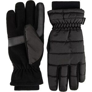 Women's Black Water Repellent Sleekheat Gloves Touchscreen Flip Iridescent